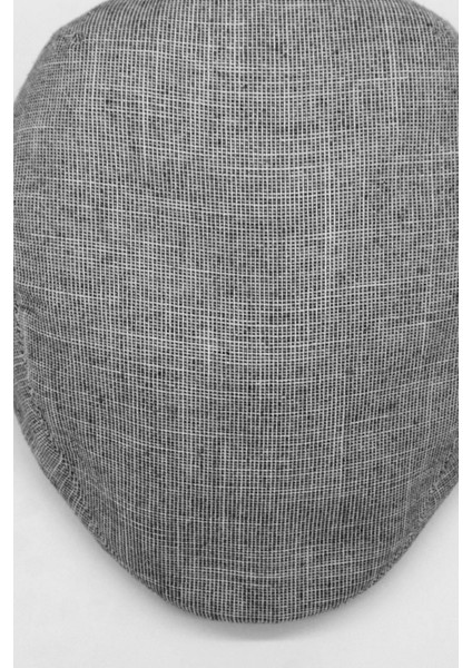 Erkek Keten Premium Siyah Şapka Yazlık Flat Cap Kasket indirimleri