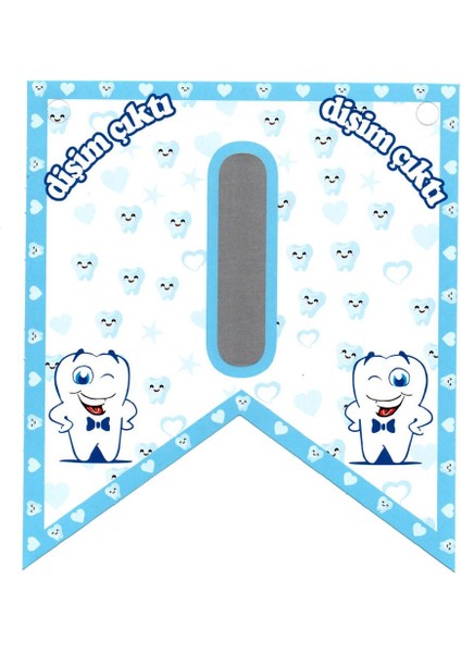 Dişim Çıktı Banner - Mavi