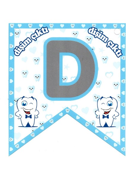 Dişim Çıktı Banner - Mavi