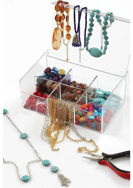 Çay Kutusu 6 Bölmeli Kapaklı Poşet Bitki Çayı Çok Amaçlı Saklama Kabı Özel Tasarım Büyük Tea Box fırsatları