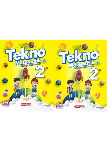 Kırmızı Beyaz Yayınlar 2. Sınıf Tekno Matematik 2