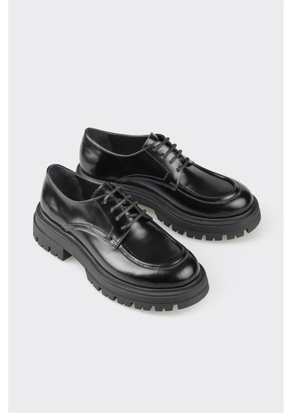 Elle Siyah Deri Kadın Günlük Ayakkabı fiyatları