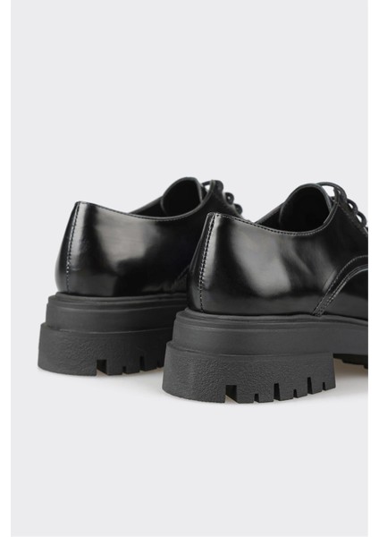 Elle Siyah Deri Kadın Günlük Ayakkabı indirimleri