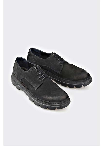 Elle Siyah Deri Erkek Günlük Ayakkabı fiyatları