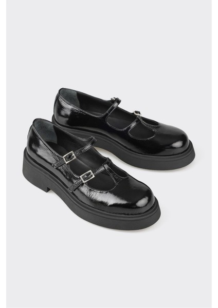 Elle Siyah Deri Kadın Günlük Ayakkabı fiyatları