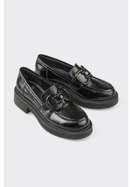 Elle Siyah Deri Kadın Loafer fiyatları
