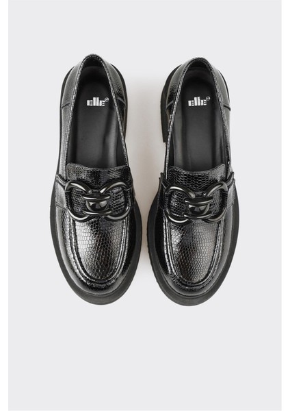 Elle Siyah Deri Kadın Loafer fırsatları
