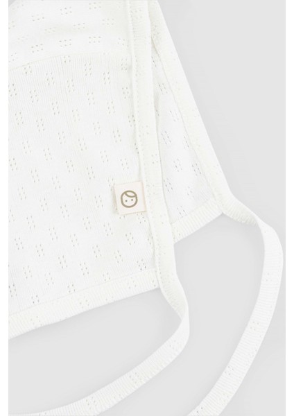 Organik Pamuk Pointel Ingiliz Yenidoğan Ekru Şapka fiyatları