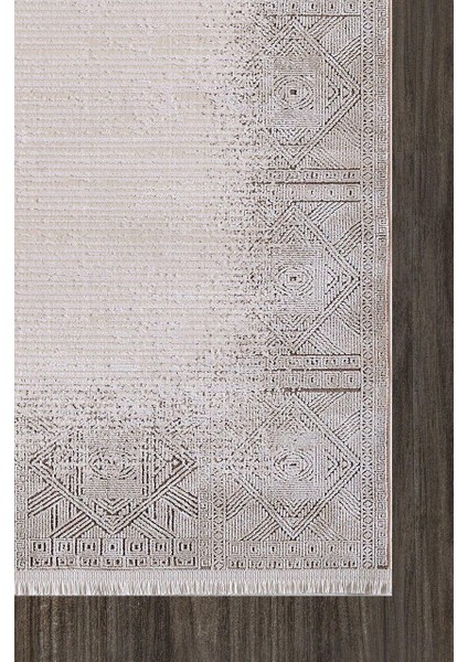 Mina 09107a Bej Kahve Eskitme Desen Bambu Halı fiyatları