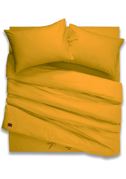 %100 Pamuk 62 Tel (155 TC) Çift Kişilik Nevresim Takımı 180x200cm +30cm Lastikli Çarşaflı