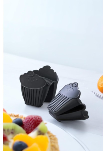 Beyaz Silicone Cupcake Tutacak