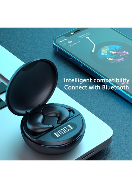 YYK-790 Bluetooth 5.3 Tws Kulakiçi Su Geçirmez Gürültü Önleyici Kulaklık Ultra Ince Uyku Kulaklıkları, Ce ile - Siyah (Yurt Dışından) fırsatları