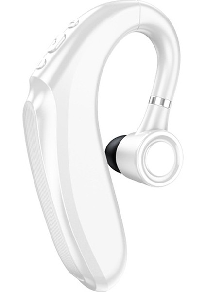 Q12 300MAH Pil Tek Kulaklı Bluetooth Kulaklık Iş Sporları Kablosuz Müzik Çağrısı Kulak Kancası Kulaklık - Beyaz (Yurt Dışından)