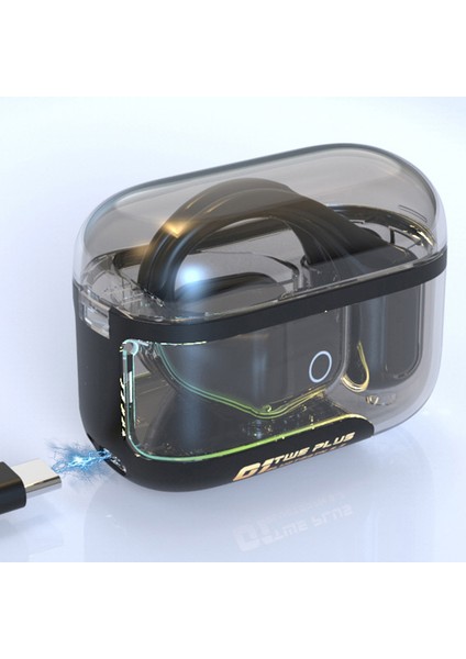 C01 Bluetooth 5.3 Kulaklık Kemik Iletimli Kulak Asılı Müzik Kulaklığı - Mavi (Yurt Dışından)