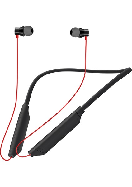 D-769 Boyuna Monte Bluetooth Kulaklık Stereo Spor Kulaklık Manyetik Kulaklık - Kırmızı (Yurt Dışından)