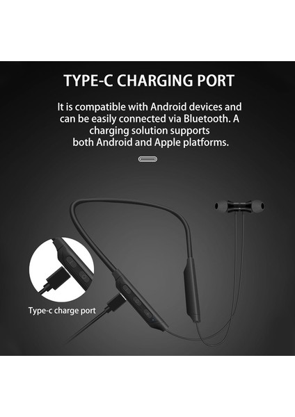 D-769 Boyuna Monte Bluetooth Kulaklık Stereo Spor Kulaklık Manyetik Kulaklık - Kırmızı (Yurt Dışından) indirimleri