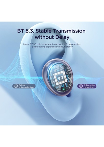 Db1 Tws Kulakiçi Kulak Içi Bluetooth Kulaklık Şarj Kutulu Mini Kablosuz Kulaklık - Mor (Yurt Dışından)
