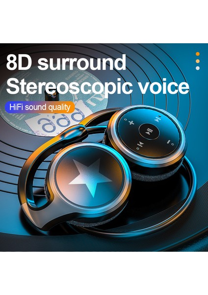 A23 Çift Kulak Boyun Asma Stereo Spor Kulaklık Tws Mikrofonlu Kablosuz Bluetooth Kulaklık - Siyah / Gri (Yurt Dışından)