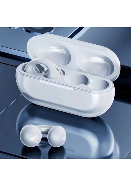 Bluetooth 5.0 Kemik Iletimli Kulaklık Kablosuz Stereo Müzik Klipsi Tipi Spor Kulaklık - Beyaz (Yurt Dışından) fiyatları