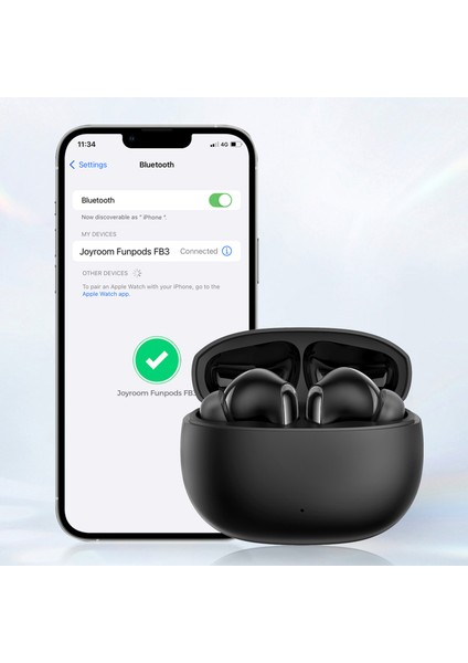 Jr-Fb3 Gerçek Kablosuz Kulaklık Ağır Bas Hifi Ses Kulak Içi Bluetooth Kulaklık - Beyaz (Yurt Dışından) modelleri