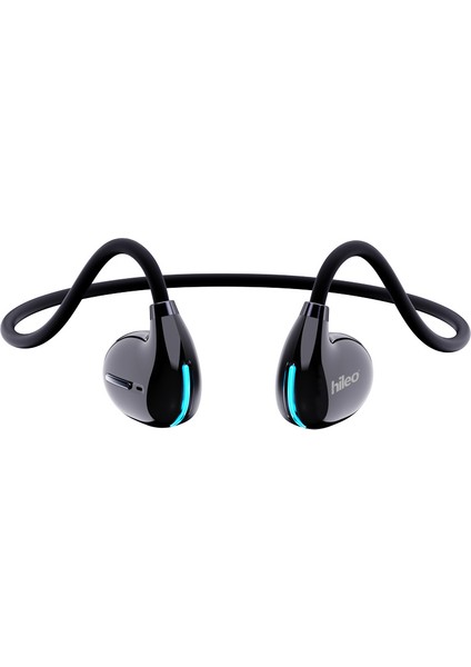 Hıleo HI73 Açık Kulak Yönlü Hava Iletimi Serin Gece Işığı ile Spor Bluetooth Kulaklık Hd Çağrı Hafif Ağrısız Kulaklık - Siyah (Yurt Dışından) fiyatları