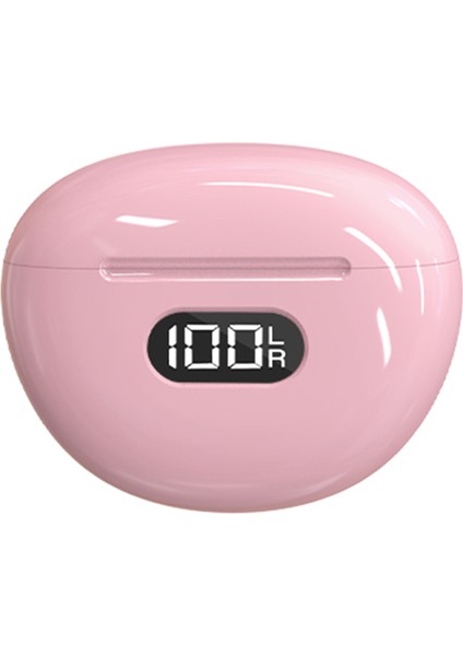 D8 Tws Bluetooth 5.3 Kulaklık Dokunmatik Kontrol LED Güç Ekranlı Gerçek Kablosuz Spor Kulaklıkları (Ce Sertifikalı) - Pembe (Yurt Dışından)