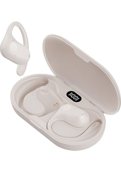 LX03 Kablosuz Bluetooth Kemik Iletimli Kulaklık Stereo Müzik Kulak Kancası Spor Kulaklığı - (Yurt Dışından)