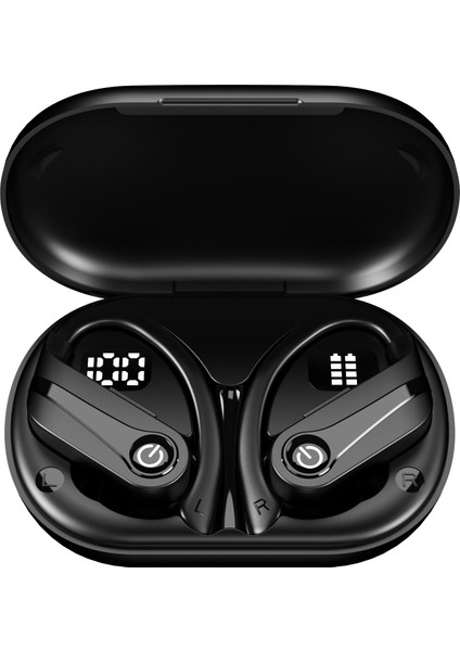 YYK-Q63 Su Geçirmez Spor Kulaklık Tws Bluetooth Kablosuz Gürültü Azaltma Kulaklık Kulak Kancası Tasarım Kulaklık - Mavi (Yurt Dışından) indirimleri