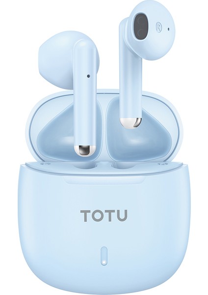 Totu Be-12-Tws Bluetooth Kulaklık Düşük Gecikmeli Kulaklık Şarj Kutulu Kablosuz Su Geçirmez Kulaklık - Mavi (Yurt Dışından)