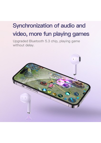 Totu Be-12-Tws Bluetooth Kulaklık Düşük Gecikmeli Kulaklık Şarj Kutulu Kablosuz Su Geçirmez Kulaklık - Mavi (Yurt Dışından)