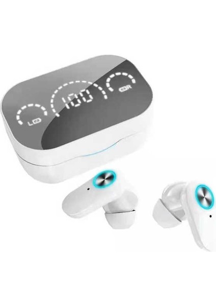 YD07 Kablosuz Bluetooth Kulaklık Cvc+Dsp Çift Gürültü Azaltma Kulaklıkları - Beyaz (Yurt Dışından)