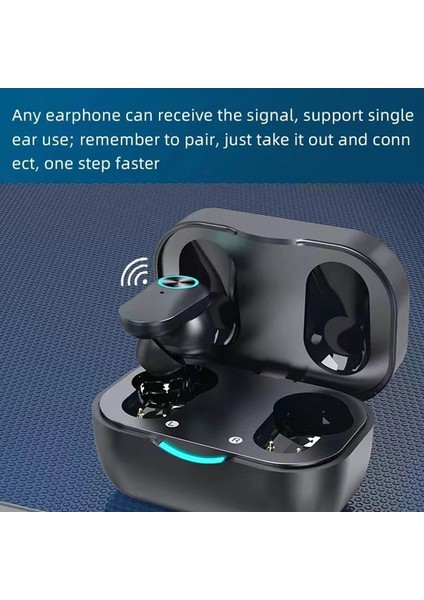 YD07 Kablosuz Bluetooth Kulaklık Cvc+Dsp Çift Gürültü Azaltma Kulaklıkları - Beyaz (Yurt Dışından)