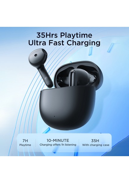 Jr-Fb1 Gerçek Kablosuz Bluetooth Kulaklık Dns Çağrı Gürültü Azaltma Yarı Kulak Içi Kulaklık - Mor (Yurt Dışından)
