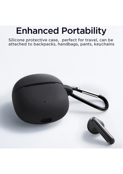 Jr-Fb1 Gerçek Kablosuz Bluetooth Kulaklık Dns Çağrı Gürültü Azaltma Yarı Kulak Içi Kulaklık - Mor (Yurt Dışından)