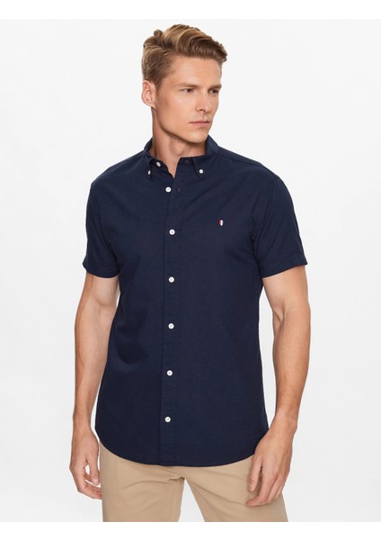 Erkek Jprblusummer Shıeld Shırt S/s Ln Gömlek-Lacivert