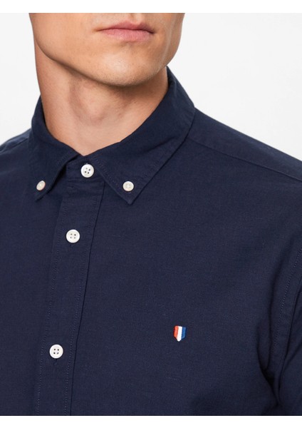 Erkek Jprblusummer Shıeld Shırt S/s Ln Gömlek-Lacivert fırsatları