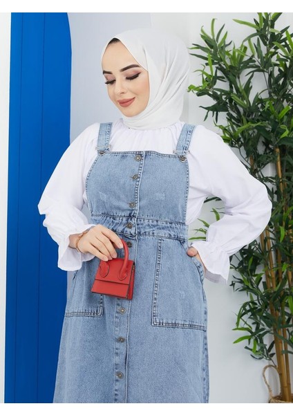 Kadın Kot Bahçıvan Salopet indirimleri