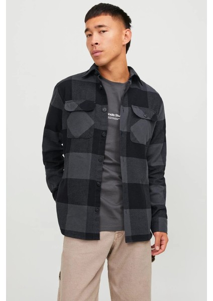 Erkek Rahat Kalıplı Ceket - Gri