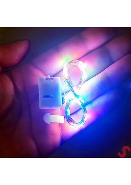 1 Mt Multi Renk 10 Ledli Pilli Peri Led Işık