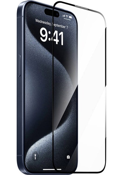 iPhone 13 Wiwu SQ-008 Oleofobik Easy İnstall Temperli Cam Ekran Koruyucu Uygulama Aparatlı