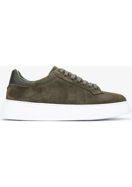 Lorenza Erkek Yeşil Süet Deri Sneakers & Spor Ayakkabı 04 2905 Erk Ayk Y24