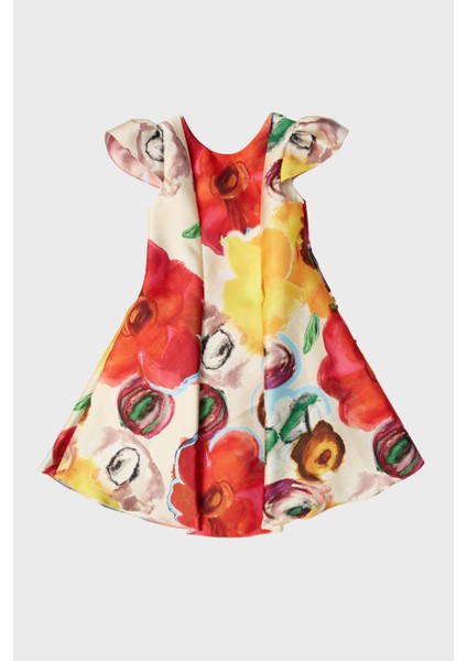 Kız Çocuk Çiçekli Elbise modelleri