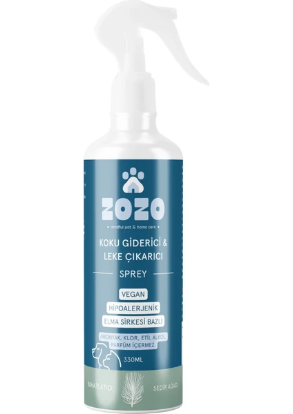 Zozo Cares Koku Giderici & Leke Çıkarıcı Sprey 330 Ml