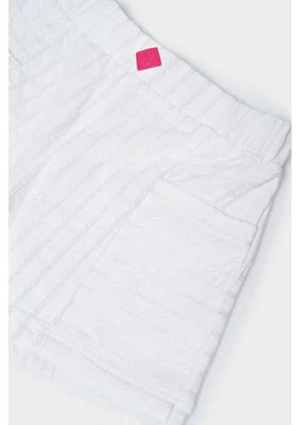 Bg Store Kız Bebek Beyaz Şort modelleri