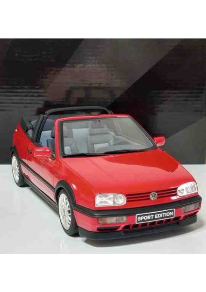 1:18 Volkswagen Golf 3 Cabriolet Sport Edition (Reçine Otto Models Kapalı Gövde
