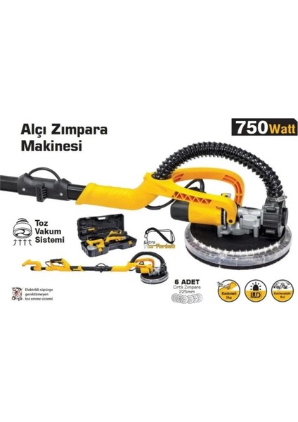 5200 Alçı Zımpara Makinası 750 Watt