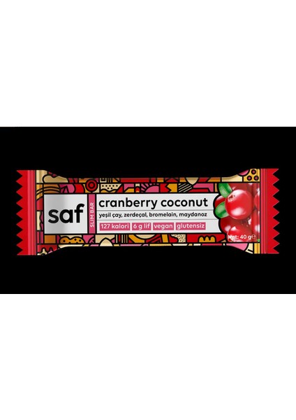 Cranberry Coconut Slim Bar 40 gr