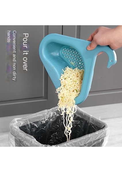 Drenaj Sepeti Çok Fonksiyonlu No-Punch Mutfak Lavabo Su Filtresi Mavi (Yurt Dışından)