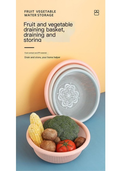 Yıkama Sepeti, Drenaj Havzası, Plastik Saklama Sepeti, Sebze Havzası (Yurt Dışından)