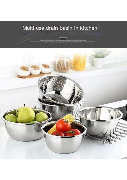 Ev Mutfak Yumurta Çırpıcı Havzası Drenaj Sepeti Manyetik Olmayan Kalınlaşmış Havza (Yurt Dışından)